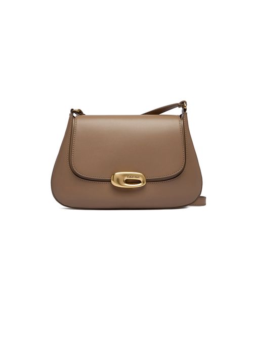 CALVIN KLEIN Borsa a tracolla media con aletta incisa CALVIN KLEIN | LV04F3401GVFU